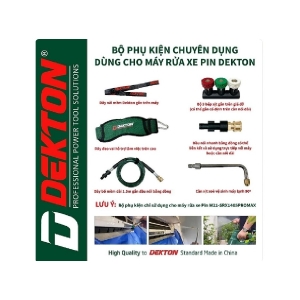 Bộ phụ kiện cho máy rửa xe Dekton M21-SRX1405PROMAX Bộ phụ kiện cho máy rửa xe Dekton M21-SRX1405PROMAX