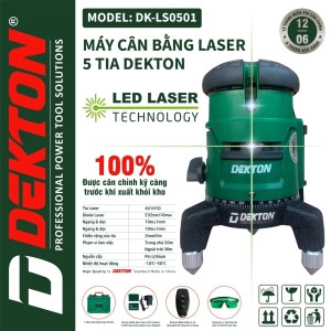 MÁY CÂN BẰNG LASER DEKTON - DK LS0501 - 05 TIA (TIA XANH) - CÓ REMOTE MÁY CÂN BẰNG LASER DEKTON - DK LS0501 - 05 TIA (TIA XANH) - CÓ REMOTE