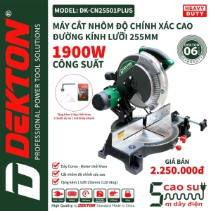 MÁY CẮT NHÔM DEKTON DK CN 25501 PLUS - dây cuaroa MÁY CẮT NHÔM DEKTON DK CN 25501 PLUS - dây cuaroa
