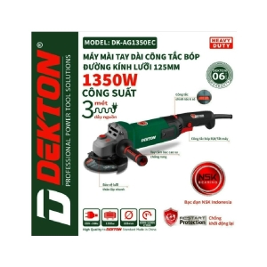 MÁY MÀI ĐIỆN DEKTON DK - AG 1350 EC - CHỈNH TỐC - ĐÁ 125 MM MÁY MÀI ĐIỆN DEKTON DK - AG 1350 EC - CHỈNH TỐC - ĐÁ 125 MM