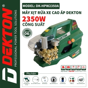 Máy rửa xe Dekton DK HPW 2350A - chống giật Máy rửa xe Dekton DK HPW 2350A - chống giật