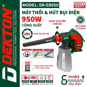 Máy thổi bụi và hút bụi Dekton DK EB 950 (Điện) Máy thổi bụi và hút bụi Dekton DK EB 950 (Điện)