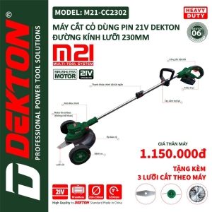 Thân máy cắt cỏ Dekton M21-CC2302 (chưa Pin sạc) Thân máy cắt cỏ Dekton M21-CC2302 (chưa Pin sạc)