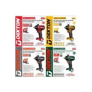 Thân Máy siết Bulong Dekton M21 - IW 550 PRO - đầu 1/ 2" (chưa pin sạc)